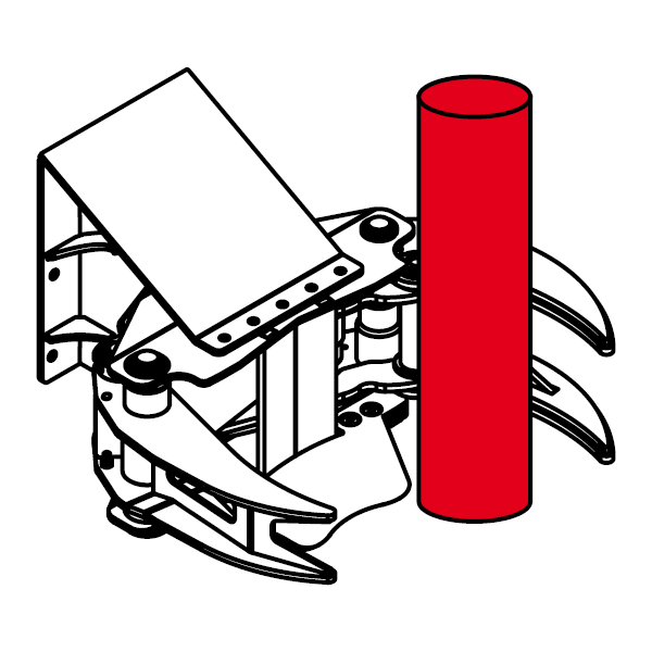 max cutting Ø: from 150 to 420 mm